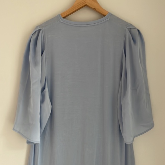 PLUTO Dress Women’s Size 40 Modal Purple Flutter Sleeve Lounge Dress Lavender - Picture 8 of 12